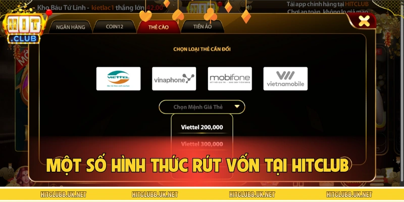 Quy trình rút tiền theo nhiều kiểu thức 