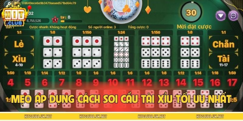 Mẹo áp dụng cách soi cầu tài xỉu tối ưu nhất